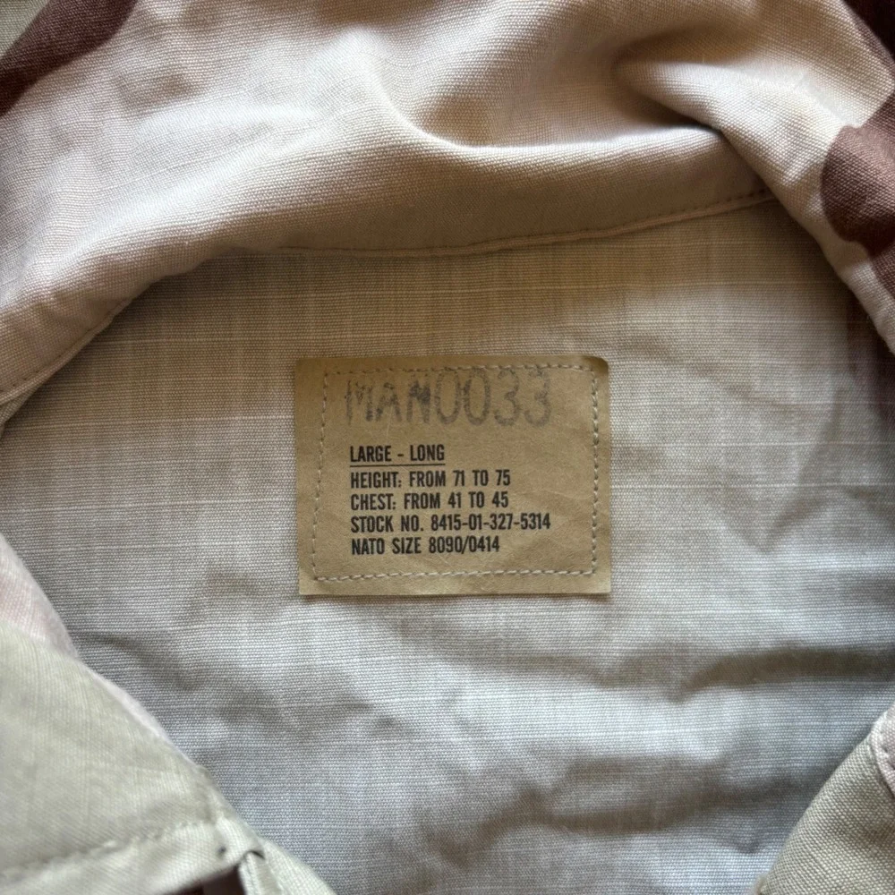 Vintage 90s Unicor US‎ Air Force Desert Camo Combat Jacket